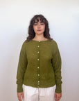 Fleur Cardigan - Peridot Green