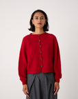Loft Cardigan - Cherry