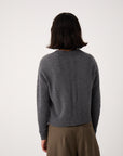 Kindred Cable Cardigan - Shadow Grey