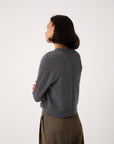 Kindred Cable Cardigan - Shadow Grey