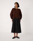 Anni Cardigan - Chestnut