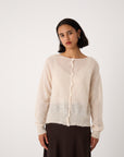 Fleur cardigan - Creme