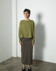 Doll's Reversible Cardigan - Peridot Green