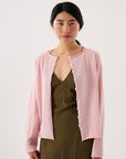 Doll's Reversible Cardigan - Barely Pink