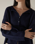 Doll's Reversible Cardigan - Ink