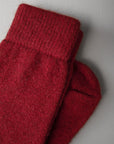 Possum Merino Socks - Crimson