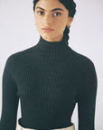 Essence Fine Turtleneck - Charcoal