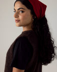 Daisy Scarf - Cherry