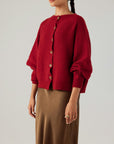 Loft Cardigan - Dark Cherry