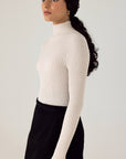 Essence Fine Turtleneck - Ivory