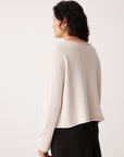 Doll's Reversible Cardigan - Ivory