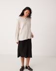 Doll's Reversible Cardigan - Ivory