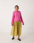 Doll's Reversible Cardigan - Rose Pink