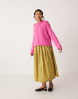 Doll's Reversible Cardigan - Rose Pink