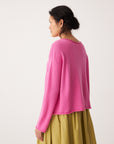 Doll's Reversible Cardigan - Rose Pink