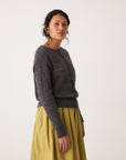 Fleur Cardigan - Shadow Grey