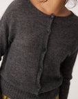 Fleur Cardigan - Shadow Grey