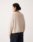 Garter Loft Cardigan - Creme