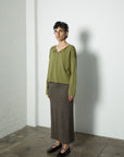 Doll's Reversible Cardigan - Peridot Green
