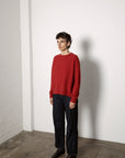 Nimbus Raglan Knit - Poppy Red