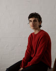 Nimbus Raglan Knit - Poppy Red