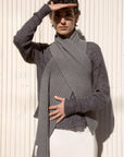 Ripple Scarf - Granite