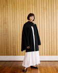 Cocoon Coat - Black