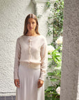 Fleur cardigan - Creme