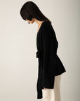 Luna Wrap Cardigan - Black