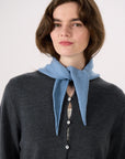 Daisy Scarf - Celeste Blue
