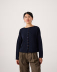 Doll's Reversible Cardigan - Ink