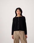 Doll's Reversible Cardigan - Black