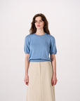 Pearl Top - Celeste Blue