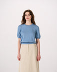 Pearl Top - Celeste Blue