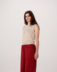 Posy Cotton Top - Creme