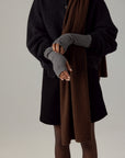 Fingerless Gloves - Granite