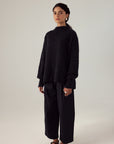 Campfire Raglan Knit - Black