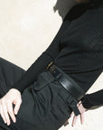 Essence Fine Turtleneck - Black