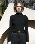 Essence Fine Turtleneck - Black