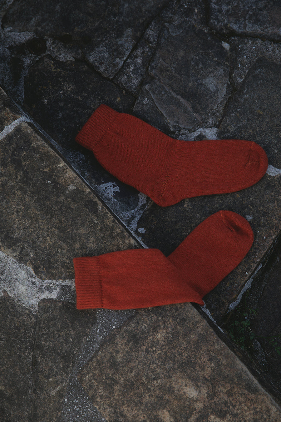 Possum Merino Socks - Orange