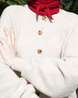 Daisy Scarf - Cherry