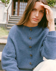 Loft Cardigan - Fiord Blue