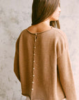 Doll's Reversible Cardigan - Brown Sugar