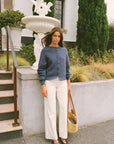 Loft Cardigan - Fiord Blue