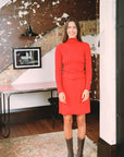 Heart Turtle Neck - Cherry