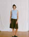 Posy Cotton Top - Sky Blue