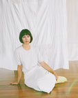 Cotton Beam Socks - Lemon / Sorbet Trim