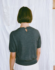 Pearl Top - Shadow Grey