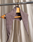 Daisy Scarf - Barely Pink and Chestnut Stripe (Sample Color)