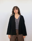 Luna Wrap Cardigan - Black